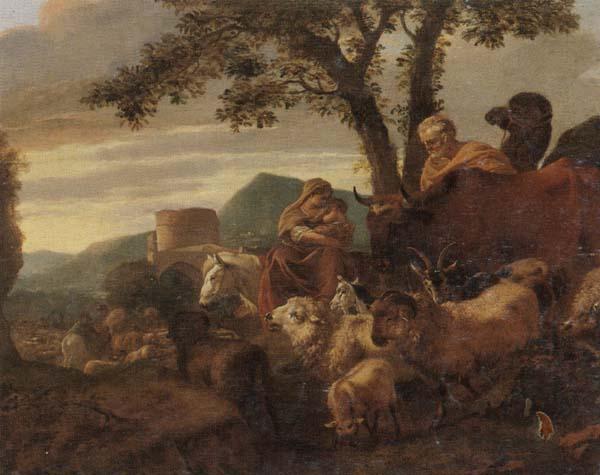 Simon van der Does The flight into egypt